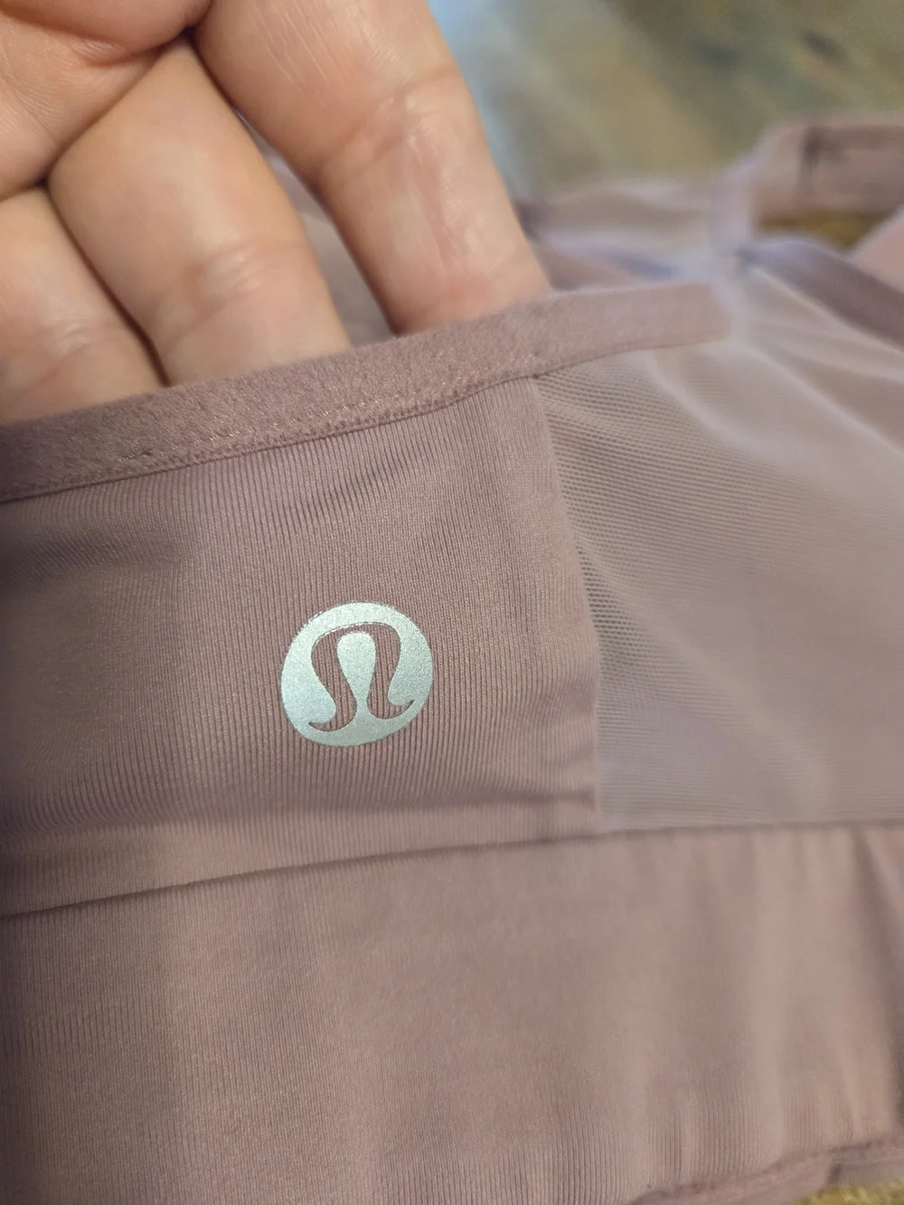 lululemon athletica Wireless V-Neck Sports Bra - Mauve